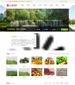 蔬菜html5网站模版